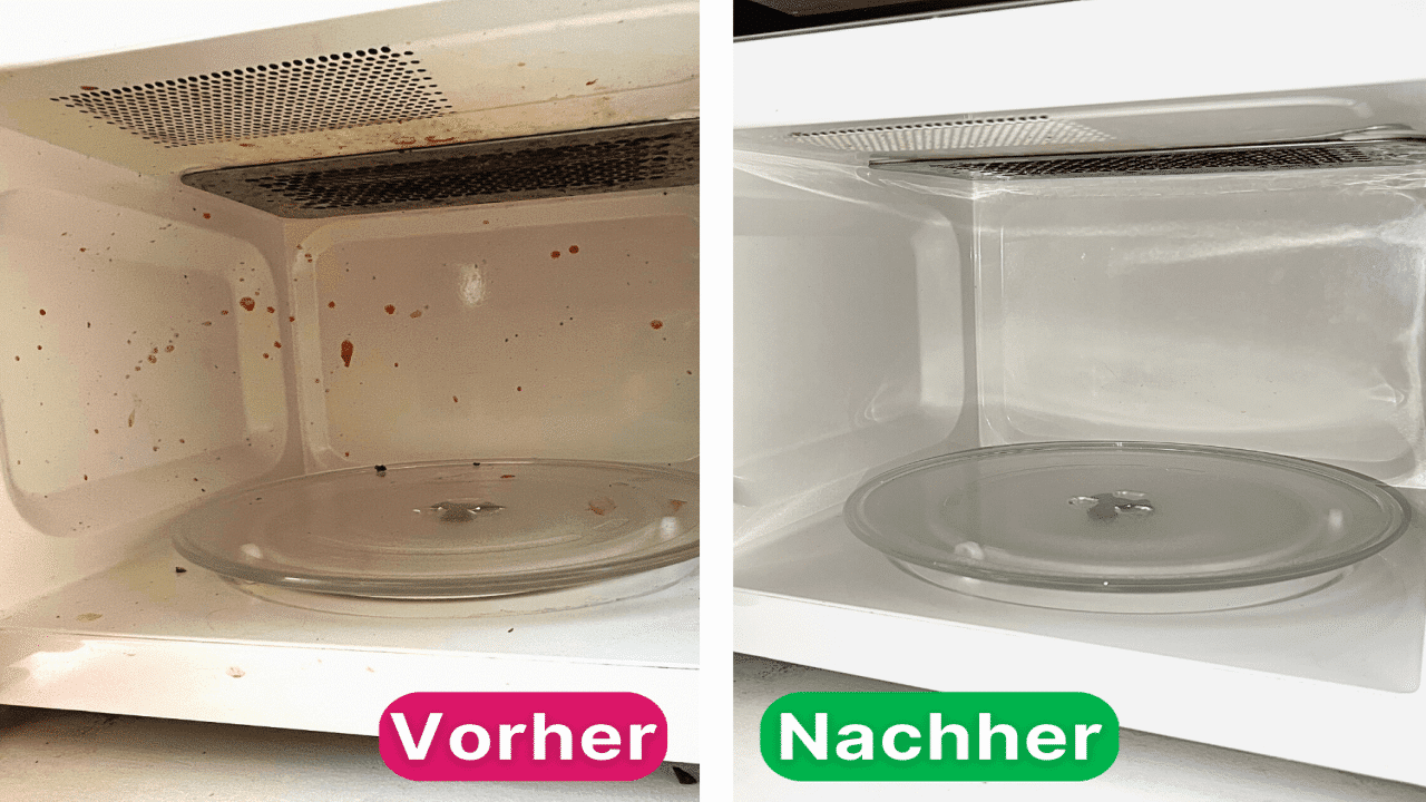 Die Mikrowelle rocken - Mit dem Muskelprotz gegen den Schmutz!