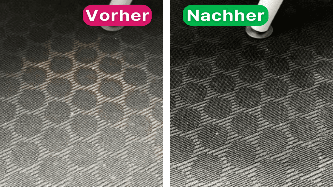 Die einfache und effiziente Teppichreinigung mit dem Strahlemann!